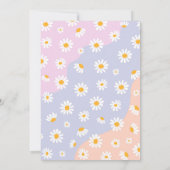 Retro Muted Tones Boho Hippy Vibes Brautparty Einladung (Rückseite)