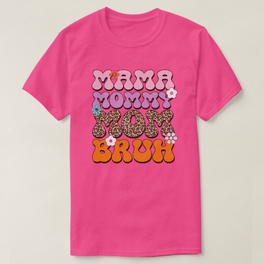 Retro Mutter 3 T-Shirt (Design vorne)