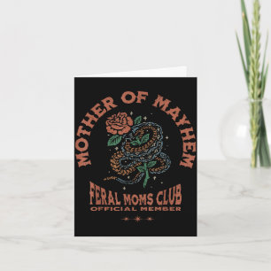 Retro-Mutter des Chaos wilde Mütter Club-Mütter Mu Karte