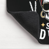 Retro-Mutter-Humor-Zitat Müde Mütter sagen schlimm Mousepad (Ecke)
