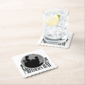 Retro-Mutter-Tag-Silhouette Untersetzer (Vor Ort)