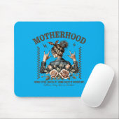 Retro-Mutterschaft Lustiger Muttertag Rock Mama Mu Mousepad (Mit Mouse)