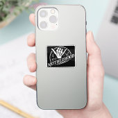 Retro-Mutterschaft Rock Skeleton Sarcastic Mama Ge Aufkleber (Telefon)