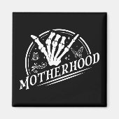 Retro-Mutterschaft Rock Skeleton Sarcastic Mama Ge Magnet (Vorne)