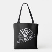 Retro-Mutterschaft Rock Skeleton Sarcastic Mama Ge Tasche (Rückseite)