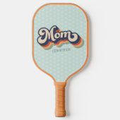 Retro-Muttertagsgeschenk Pickleball Schläger (Vorderseite)