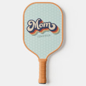 Retro-Muttertagsgeschenk Pickleball Schläger (Rückseite)