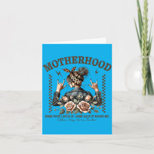 Retro Muttertum Lustiger Muttertag Rock Mama Mom Karte