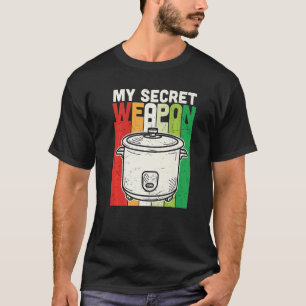 Retro My Secret Weapon Kulinarischer Koch Cook Co T-Shirt