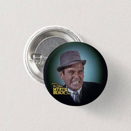 Retro Myrtle Beach Typ Button (Vorne & Hinten)