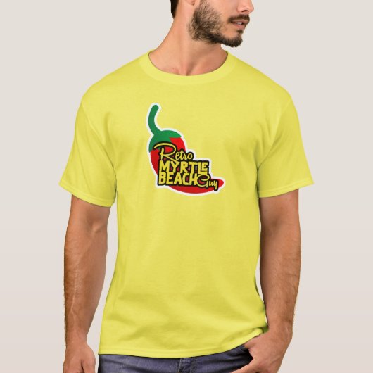 Retro Myrtle Beach Typ Chili Fest T-Shirt (Vorderseite)