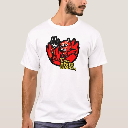Retro Myrtle Beach Typ Devil T-Shirt (Vorderseite)