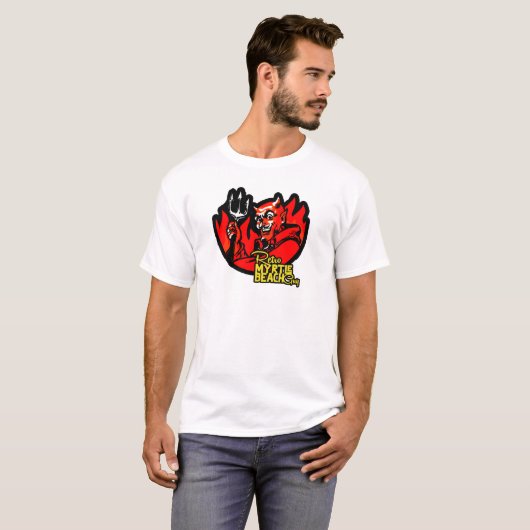 Retro Myrtle Beach Typ Devil T-Shirt (Vorne ganz)