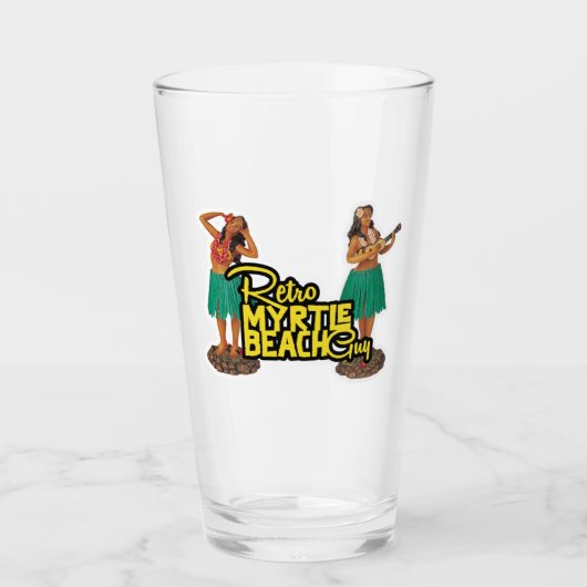 Retro Myrtle Beach Typ Glas (Vorderseite)