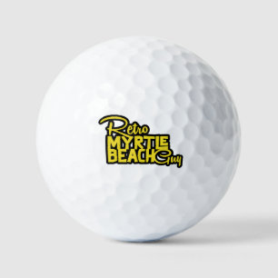 Retro Myrtle Beach Typ Golfball