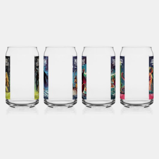 Retro Myrtle Beach Typ Horror Serie Dosenglas (Links)