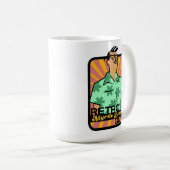 Retro Myrtle Beach Typ Kaffeetasse (VorderseiteRechts)