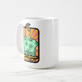 Retro Myrtle Beach Typ Kaffeetasse (Vorderseite Links)