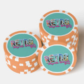 Retro Myrtle Beach Typ Pokerchips (Stapel)