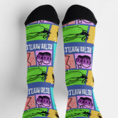 Retro Myrtle Beach Typ Socken (Oben)