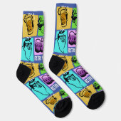 Retro Myrtle Beach Typ Socken (Rechts)
