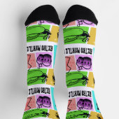 Retro Myrtle Beach Typ Socken (Oben)