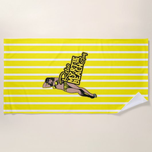 Retro Myrtle Beach Typ Strandtuch (Vorderseite)