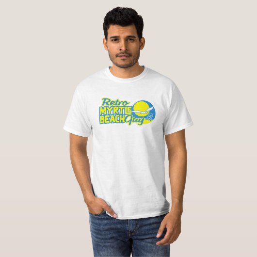 Retro Myrtle Beach Typ T-Shirt (Vorne ganz)