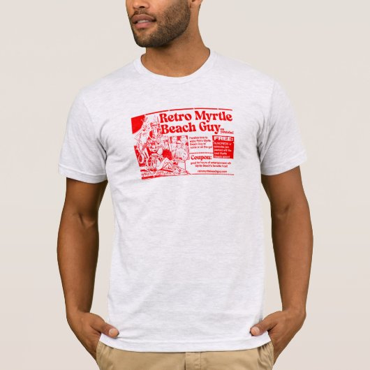 Retro Myrtle Beach Typ T-Shirt (Vorderseite)
