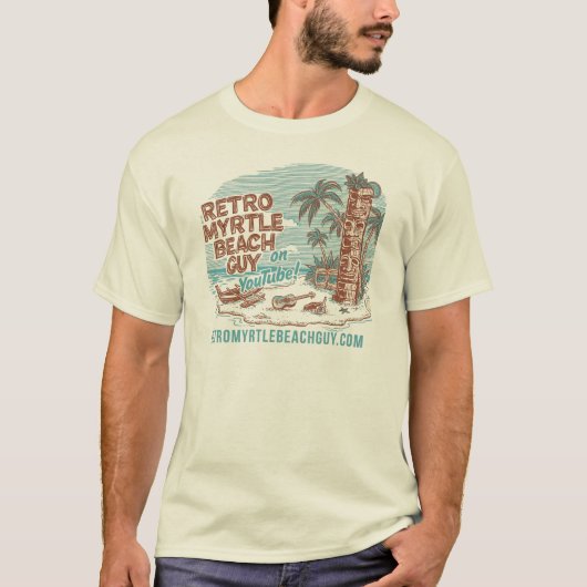 Retro Myrtle Beach Typ T-Shirt (Vorderseite)