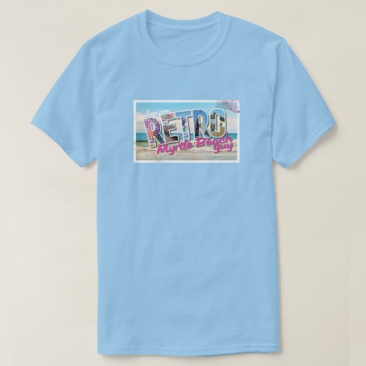 Retro Myrtle Beach Typ T-Shirt (Design vorne)