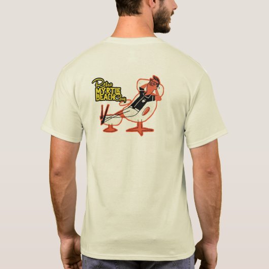 Retro Myrtle Beach Typ T-Shirt (Rückseite)