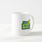 Retro Myrtle Beach Typ T - Shirt Kaffeetasse (VorderseiteRechts)