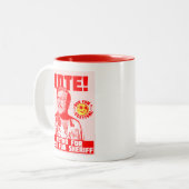 Retro Myrtle Beach Typ Zweifarbige Tasse (Vorderseite Links)