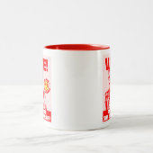 Retro Myrtle Beach Typ Zweifarbige Tasse (Mittel)