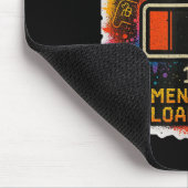 „retro Nachladen – Geistig wird geladen…“ Mousepad (Ecke)