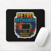 „retro Nachladen – Geistig wird geladen…“ Mousepad (Mit Mouse)
