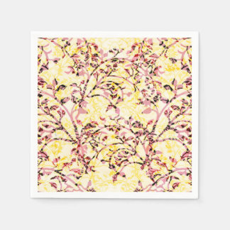 Retro-Nachspeisentuch mit Details aus gerührter Zu Serviette