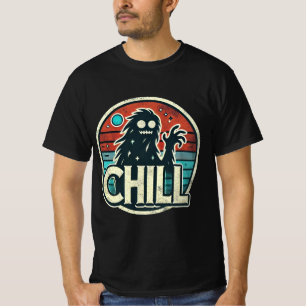Retro-Nacht-Vibes: Bigfoot und Mondlicht T-Shirt