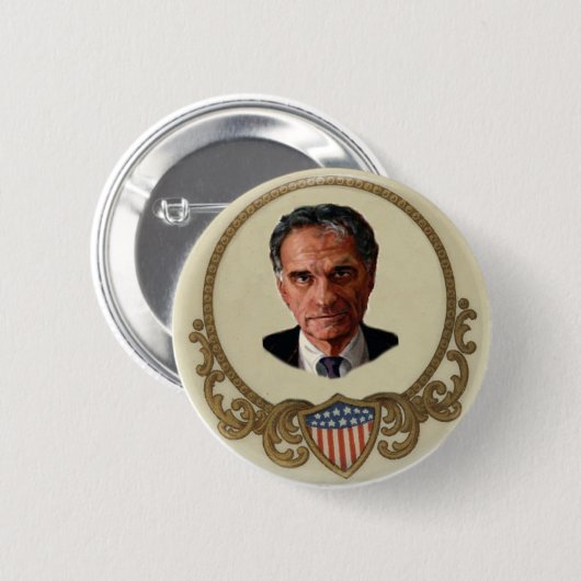 Retro Nader-Knopf Button (Vorne & Hinten)