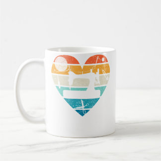 Retro-Nähmaschine liebt Quilten Vintage-Quilter Kaffeetasse