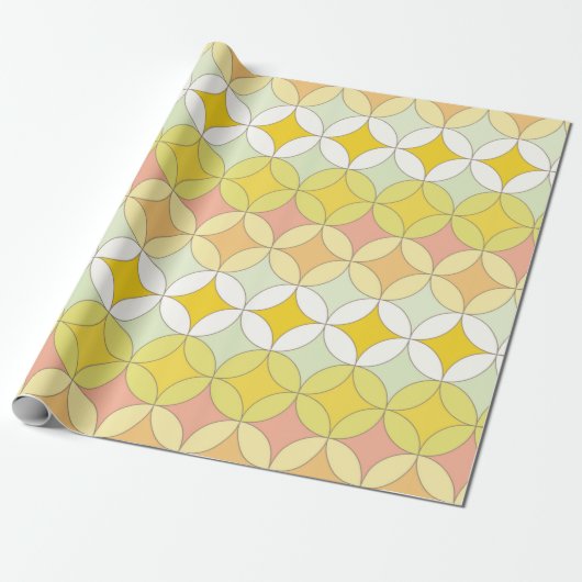 Retro nahtloses Muster. Diskothek. Geschenkpapier (Ungerollt)