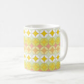 Retro nahtloses Muster. Diskothek. Kaffeetasse (VorderseiteRechts)