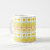 Retro nahtloses Muster. Diskothek. Kaffeetasse (Vorderseite Links)