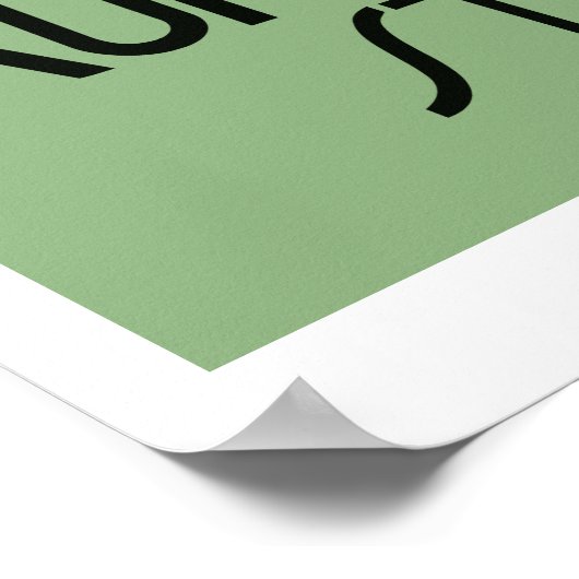 Retro-Naive-Art-Deko Poster (Ecke)