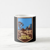 Retro Nambung Australia � endlosen Horizont Kaffeetasse (Mittel)