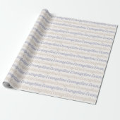 Retro-Name benutzerdefiniert Geschenkpapier (Ungerollt)