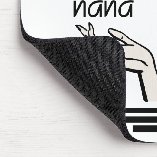 Retro Nana-T - Shirts und -geschenke Mousepad (Ecke)
