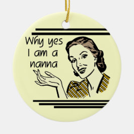 Retro Nanna T - Shirts und Geschenke Keramikornament