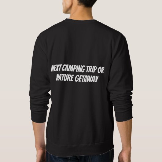 Retro National Park Adventure T-Shirt Sweatshirt (Rückseite)